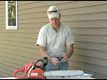 How to Use & Maintain a Chainsaw : How to Lubricate your Chainsaw Sprocket
