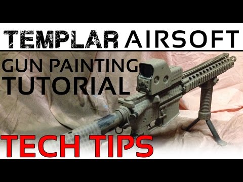 how to spray paint with a paint gun