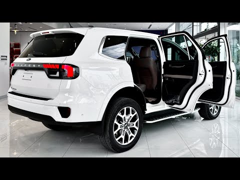 2025 FORD Everest Titanium​ 2.0 Bi-Turbo : 7Seats Luxury SUV | Arctic White