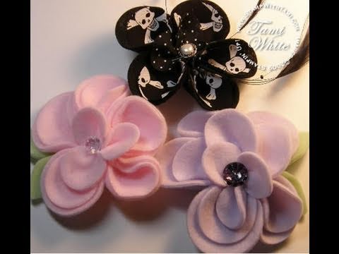 Chic Fleece Flower Pins - Stampin' Up!