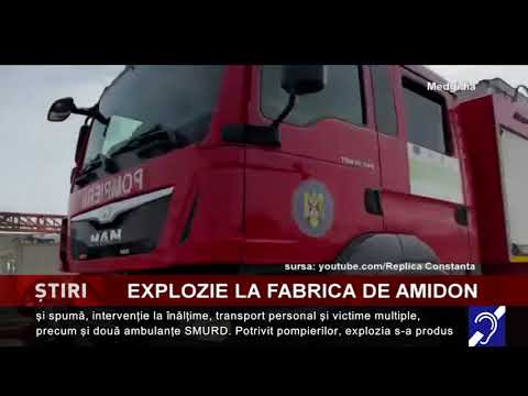 Explozie la fabrica de amidon