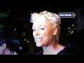 brigitte nielsen talks about doing a new television show outside of madeo restaurant