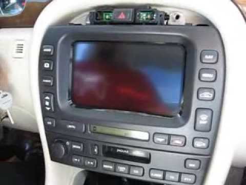How to Remove Radio / Display / Navigation from Jaguar X Type 2002 for Repair.