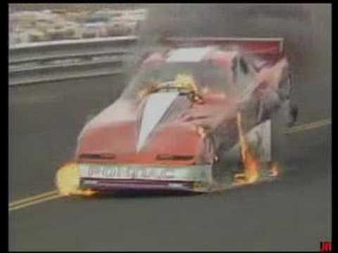 1989 NHRA Don Gay Jr. Crash