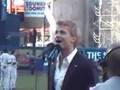 Anthony Fedorov sings the National Anthem at the Mets game