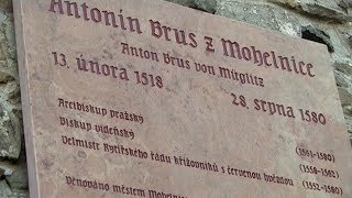 Slavnostní odhalení pamětní desky Antonína Bruse