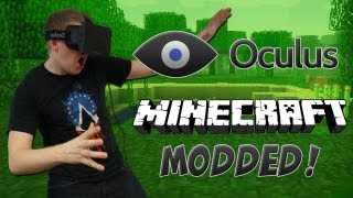 Minecraft Oculus Rift Mod! (Minecrift + Gameplay)