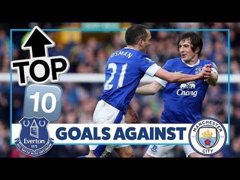 Video: DAVIES, LUKAKU, PIENAAR! | TOP 10 GOALS AGAINST MAN CITY