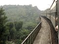 Our train flyover the high speed in S curve Our train flyover the high speed in S curve