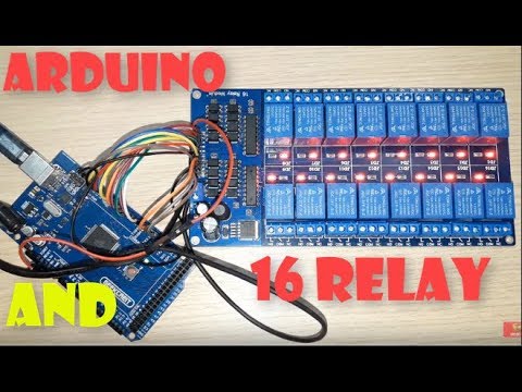 Banggood How To Use and connect arduino with 16 Relay Trigger 12V LM2596