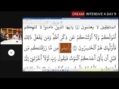 Dream Intensive 4 Day 9