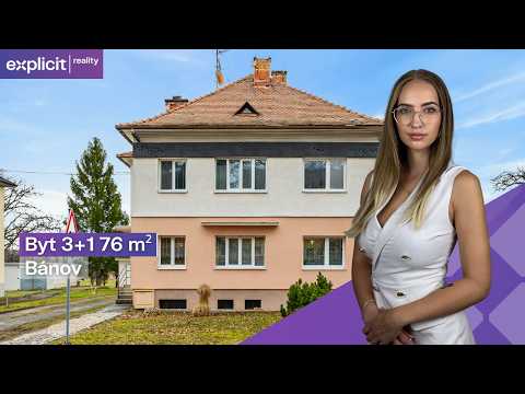 Video Prodej bytu 3+1 76 m², Bánov