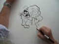 HOW TO DRAW A CARTOON FATHER CHRISTMAS PART ONE HOW TO DRAW A CARTOON FATHER CHRISTMAS PART ONE