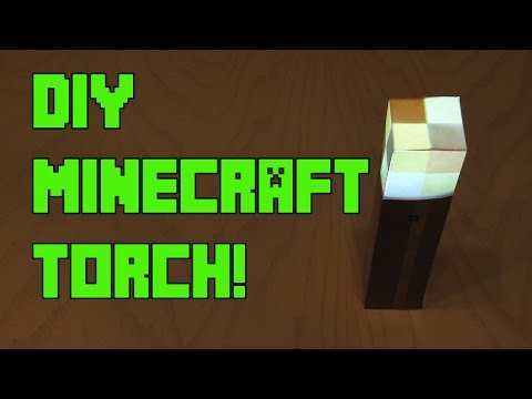 how to i make a torch in minecraft