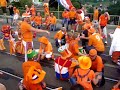 Holland (Oranjes/Dutch) fans feiern in Bern