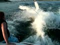Wake Surfing with Dustin