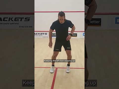 3 quick and effective fast footwork exercises. #shorts #squash