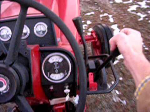 how to drive an international tractor