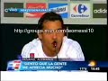 Messi y Tevez conferencia en el mundial