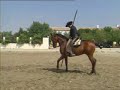 CABALLOS-TRABAJO A LA VAQUERA CON GARROCHA