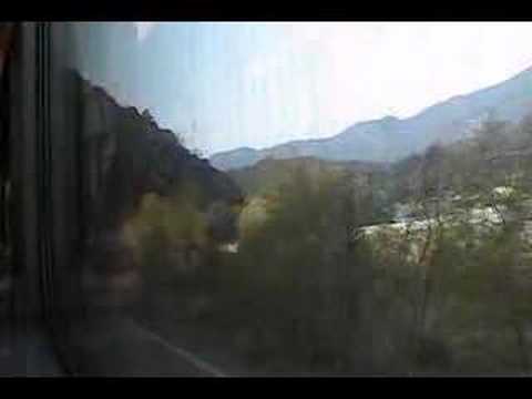 大井川鉄道　車窓風景（下泉～塩郷）