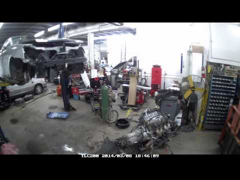 First Gen Cadillac CTS-V LS6 drivetrain removal and install time lapse video