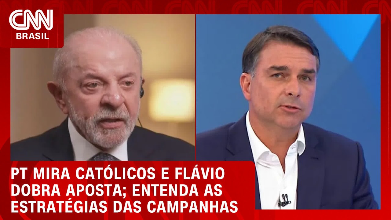 Veja a estratégia das campanhas de Lula e Flávio após fake news sobre Nossa Senhora | BASTIDORES CNN