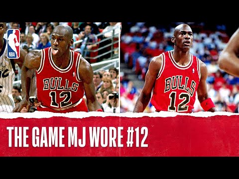 aldel33 - Check out classic Michael Jordan footage during the game where he was forced to compete wearing the number