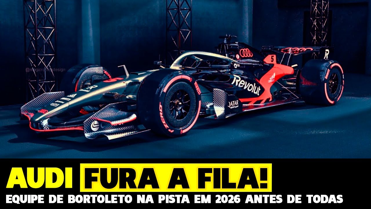 🚨Audi Antecipa Estreia Do Carro De 2026 E Estará Na Pista Em Breve | Fórmula 1 | Gp Em Casa