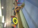 backhip circle on beam