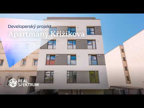 Video Prodej apartmánu 2+kk s terasou - Bydlení Křižíkova