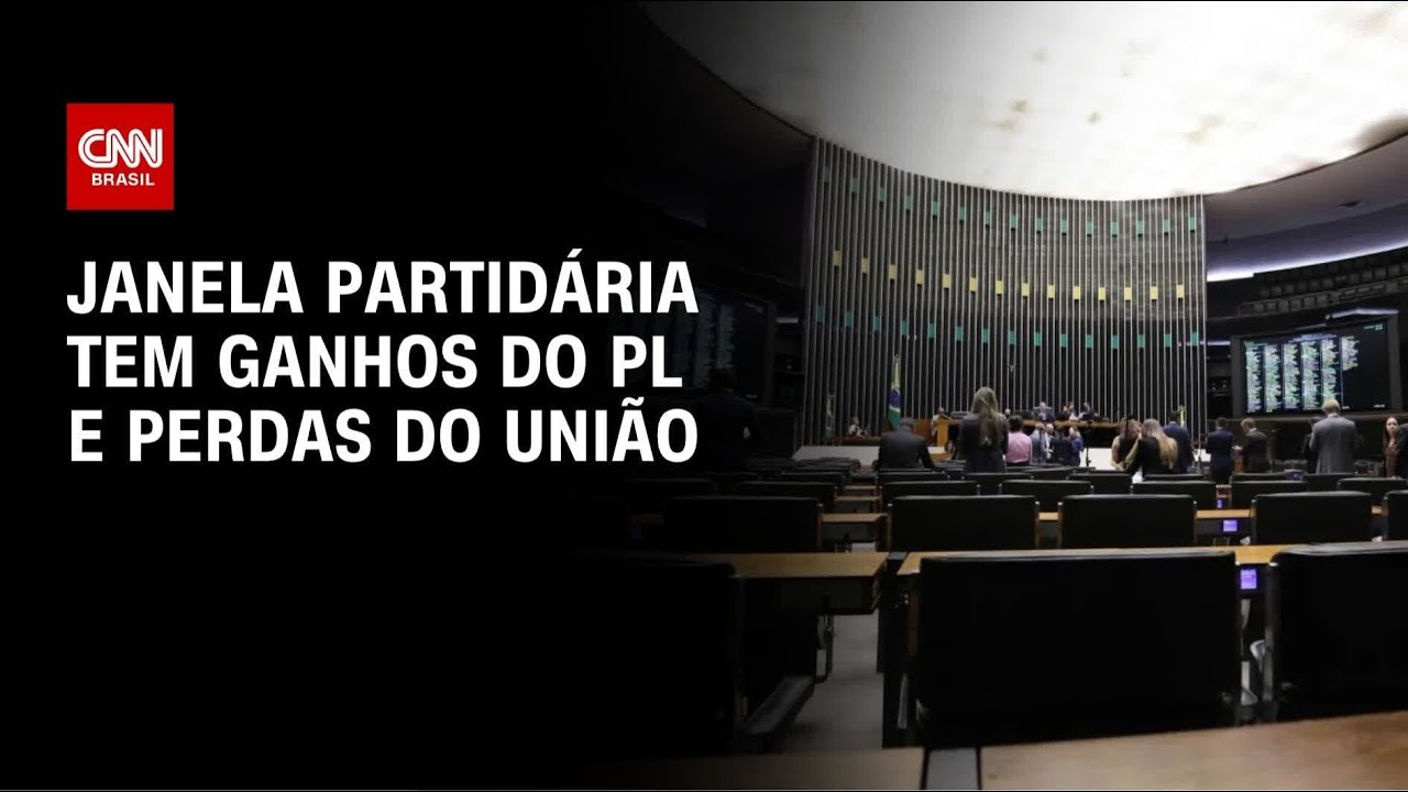 Fase final da janela partidária consolida tamanho do PL e perdas no União | LIVE CNN