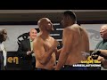 Heated Weigh In Between Heavyweights Eric Molina and Tony Grano