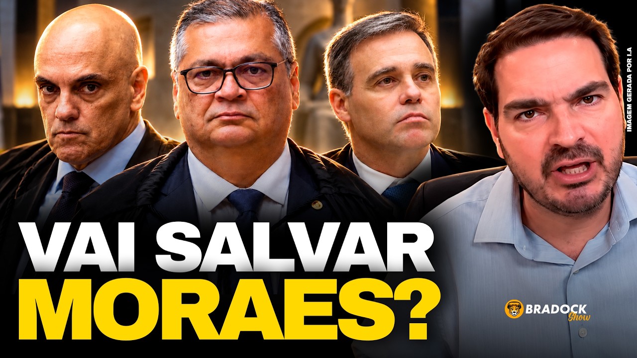 FLÁVIO DINO ENTROU EM CAMPO PARA BLINDAR MORAES?