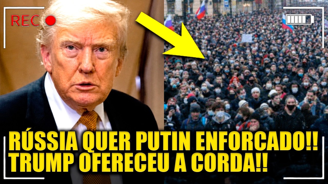 ÚLTIMAS: Russos EXIGEM Putin enforcado após PRESSÃO DE TRUMP!!!