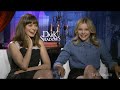 Newcomer Bella Heathcote and rising star Chloë Grace Moretz didn't know where to look first when they arrived on the set of Tim Burton's new film, 