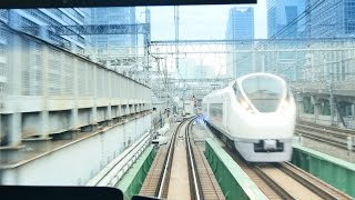 【4K前面展望】上野東京ライン（常磐線） 南行 日暮里～上野～東京～新橋～品川