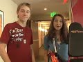 Jason Dolley and Maiara Walsh with the Tri-ton Cruiser at Nickelodeon Kids' Choice Awards 2009