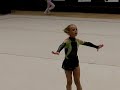 gimnastyka artystyczna   układ taneczno akrobatyczny julia n