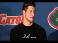 Tebow post game conference: UF 62, FIU 3