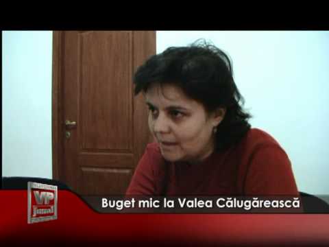 Buget mic la Valea Călugărească