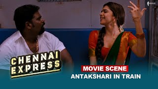 Antakshari In Train  Movie Scene  Chennai Express 