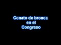 Conato de bronca en el Congreso