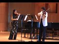 Kyung Sun Plays 3 Madrigals by Martinu I