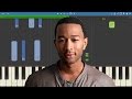 John Legend - Love Me Now - Piano Tutorial