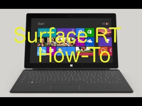 how to rebuild surface rt