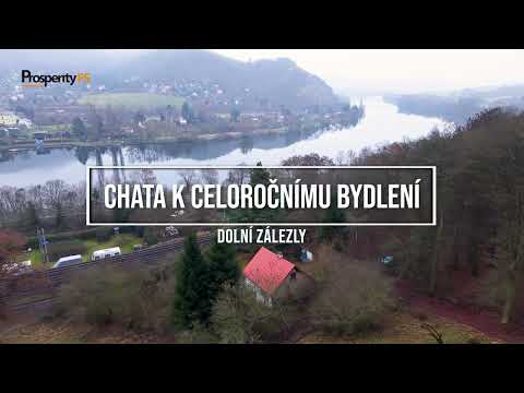 Video Prodej celoročně obytné chaty s pozemkem 895m², Dolní Zálezly