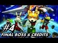 Let's Play Star Fox 64 3D - Walkthrough part 4 FINAL BOSS & Credits (BLIND)