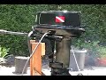 This video shows the motor cold starting and running. I had to take a few seconds to adjust the water cup so the water was entering the intake correctly. Also, there is the sound of some gardeners leaf blowing in the second half. Oh well! Motor runs great, anyway.
