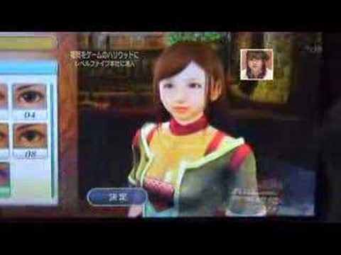 【PS3】白騎士物語 キャラメイキングで小倉優子を作ってみた
